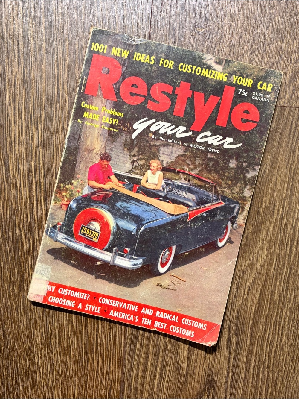 Vintage Hot Rod Book Motor Trend Restyle Your Car 1952
